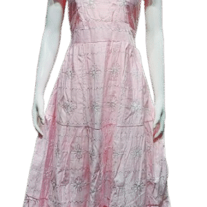 Blush Petal Flutter Dress